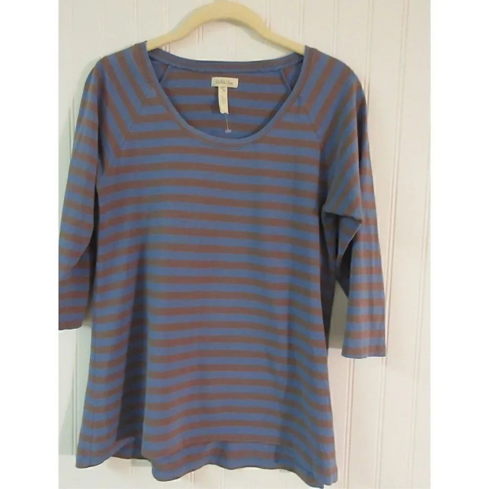 Matilda Jane tee shirt striped sz Small